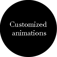 customized animations