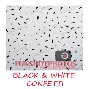 BLACK&WHITE CONFETTI