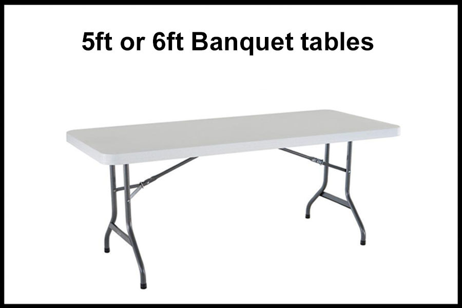 Banquet Tables $30/event